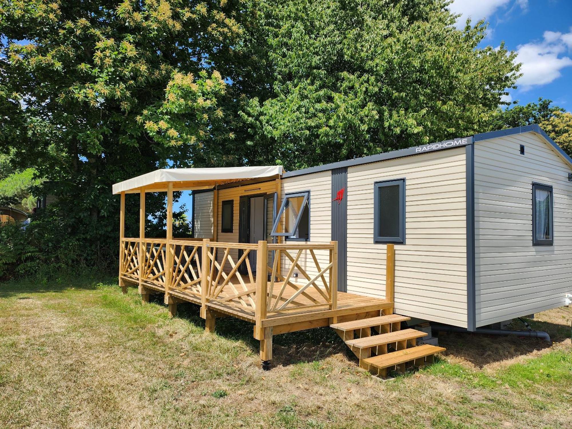 Camping Le Balcon De La Baie Saint-Marcan Екстер'єр фото